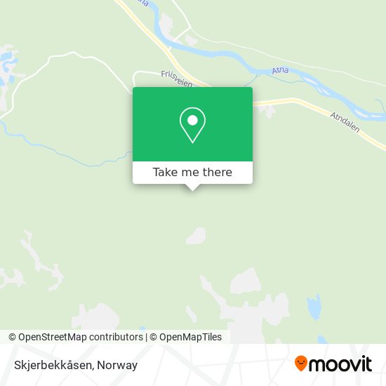 Skjerbekkåsen map