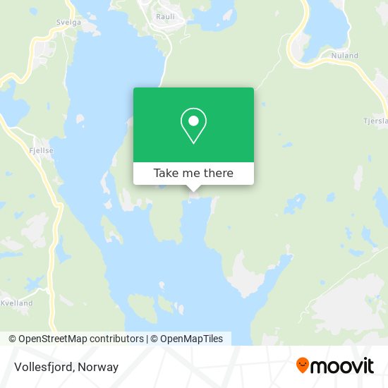 Vollesfjord map