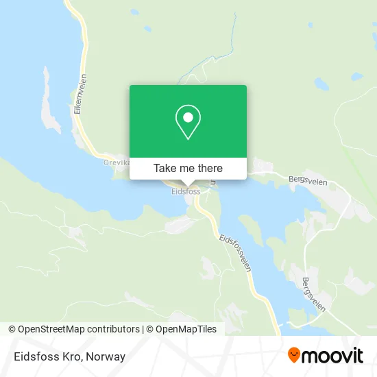 Eidsfoss Kro map