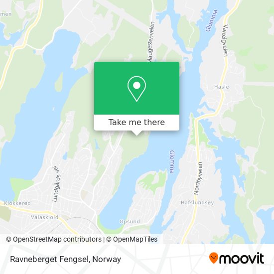 Ravneberget Fengsel map