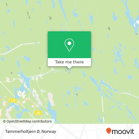 Tømmerholtjern Ø map