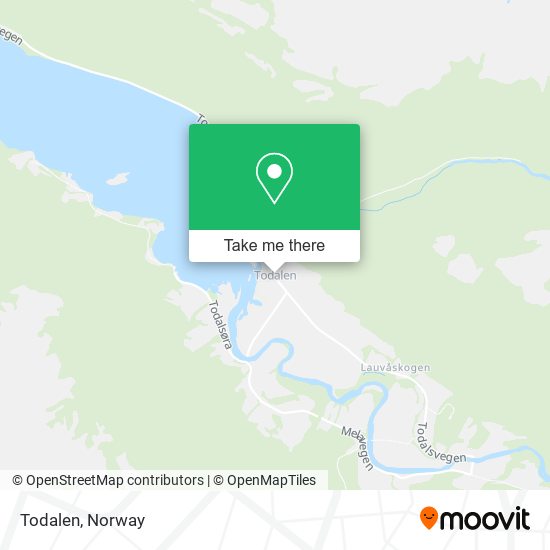 Todalen map