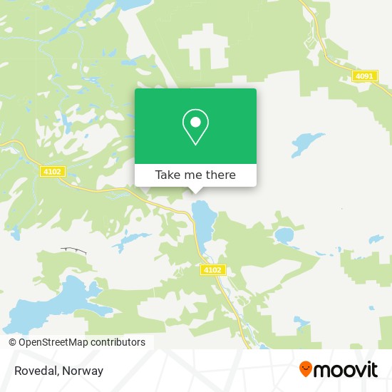 Rovedal map