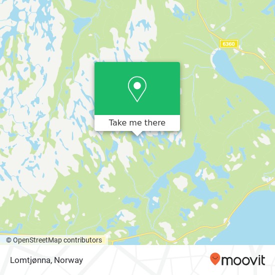 Lomtjønna map