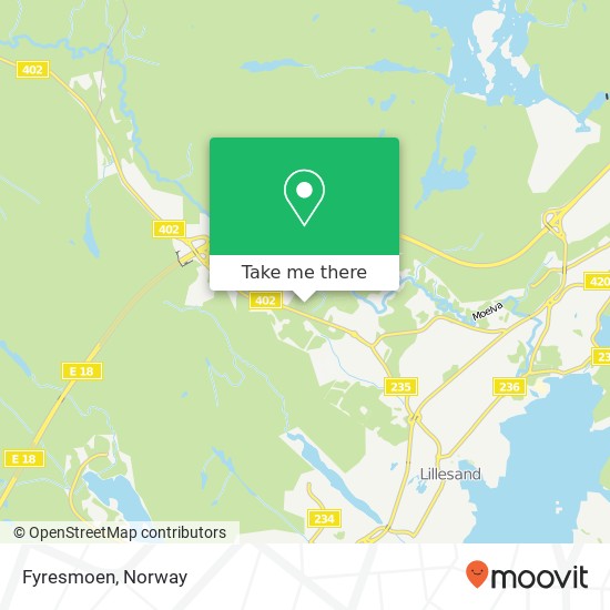 Fyresmoen map