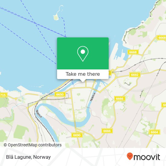 Blå Lagune map