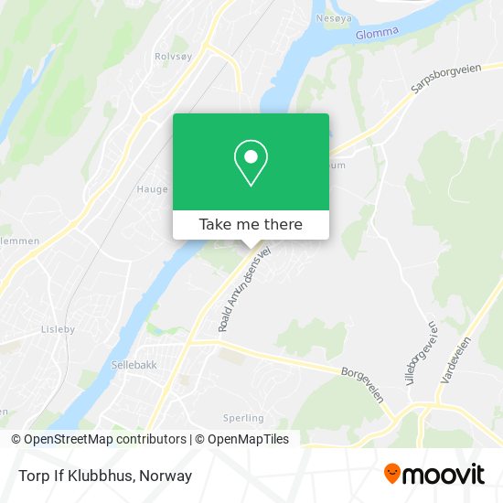 Torp If Klubbhus map