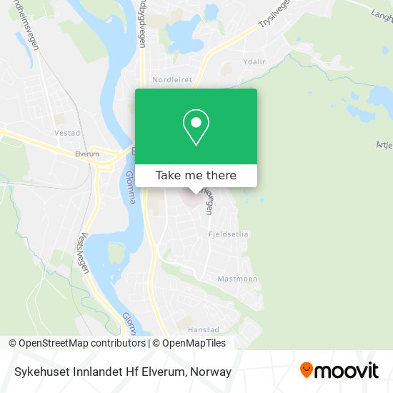 Sykehuset Innlandet Hf Elverum map
