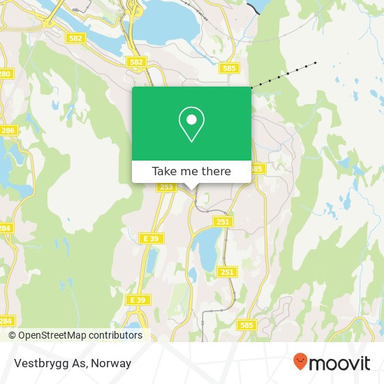 Vestbrygg As map