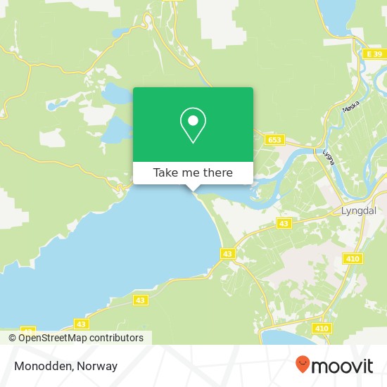 Monodden map