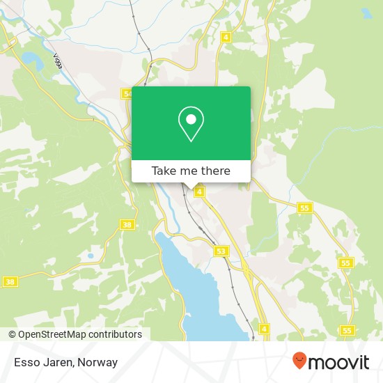 Esso Jaren map