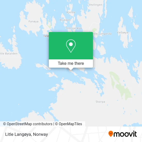 Litle Langøya map