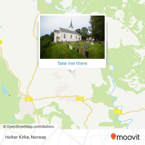Holter Kirke map