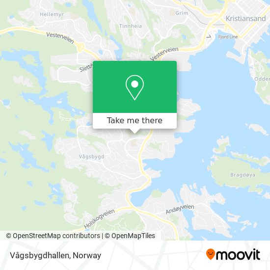 Vågsbygdhallen map