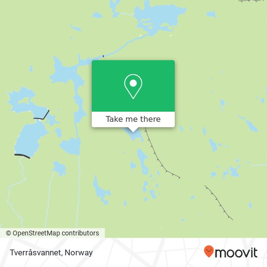 Tverråsvannet map