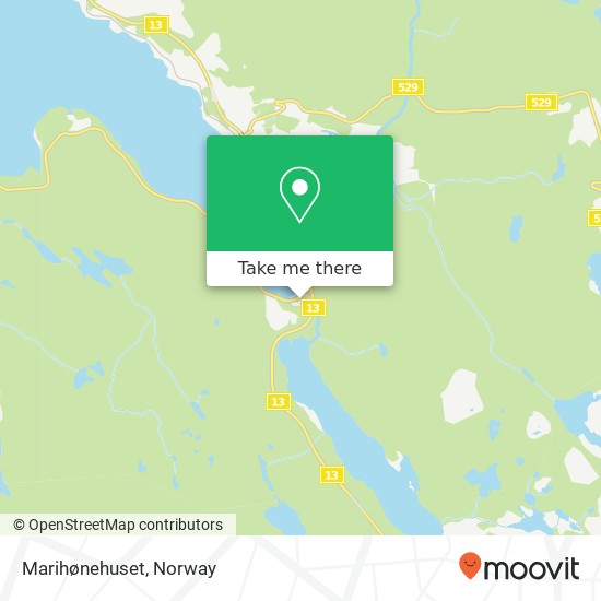Marihønehuset map
