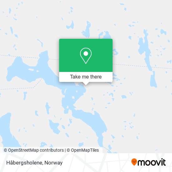 Håbergsholene map