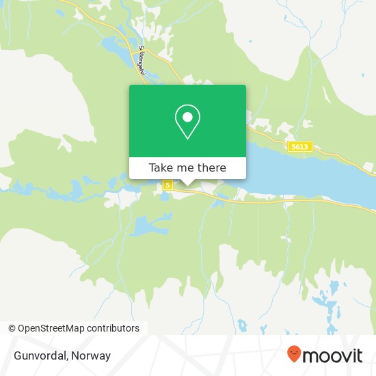 Gunvordal map