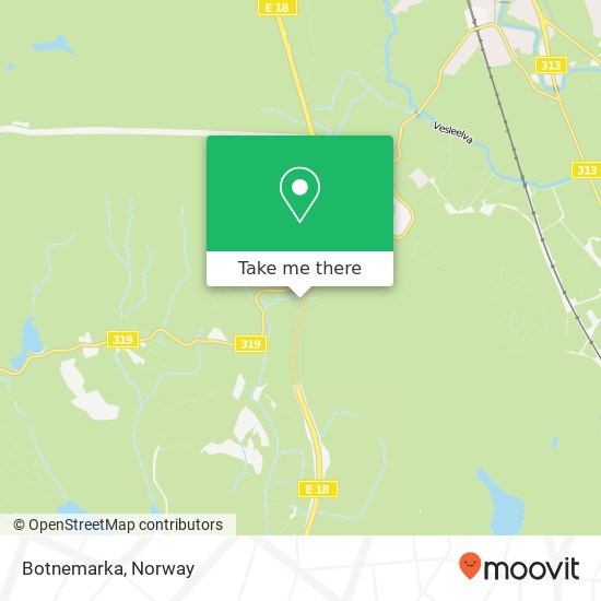 Botnemarka map