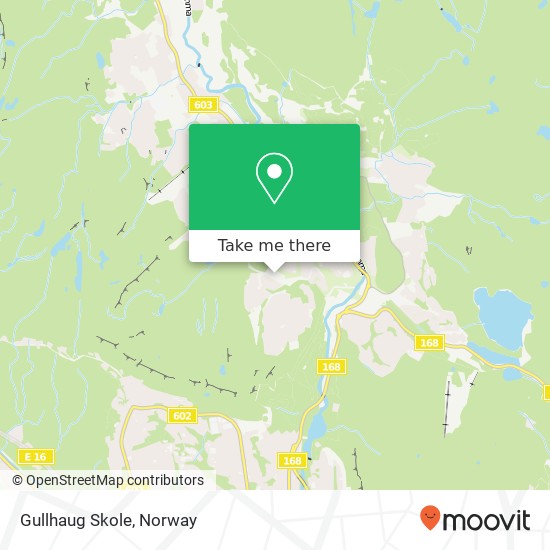 Gullhaug Skole map