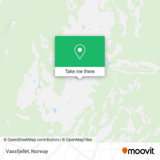 Vassfjellet map