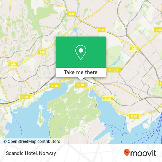 Scandic Hotel map
