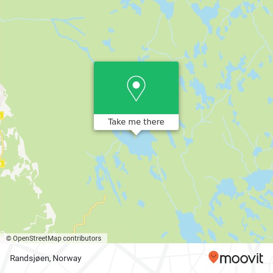 Randsjøen map