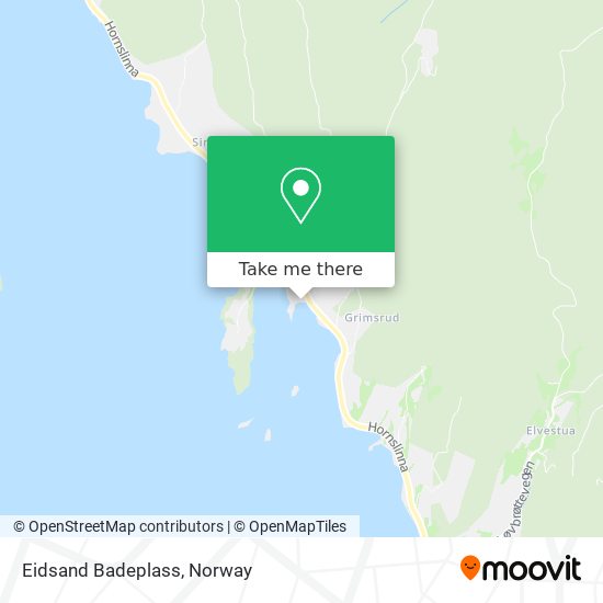 Eidsand Badeplass map