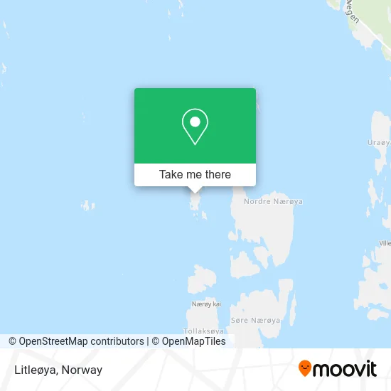 Litleøya map