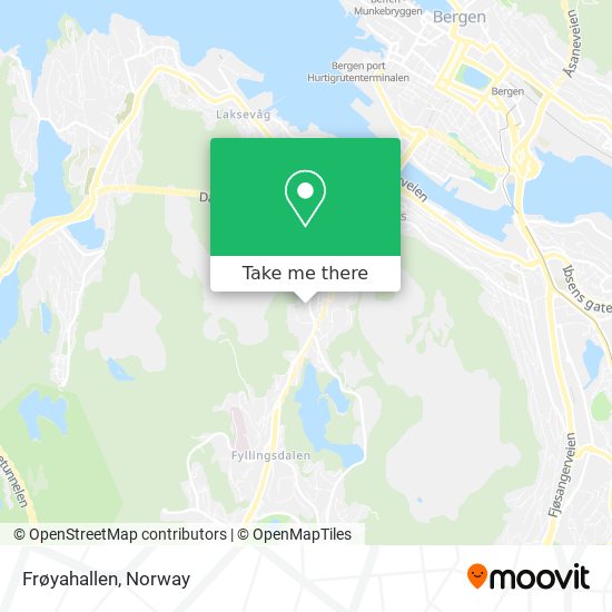 Frøyahallen map