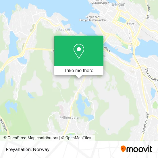 Frøyahallen map