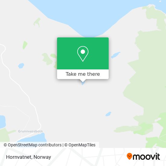 Hornvatnet map