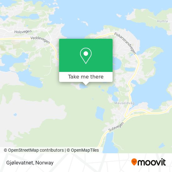 Gjølevatnet map