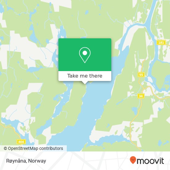 Røynåna map