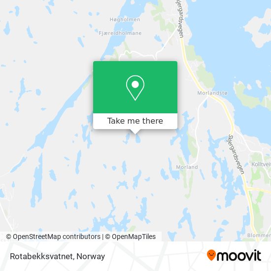 Rotabekksvatnet map