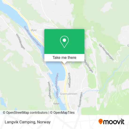 Langvik Camping map