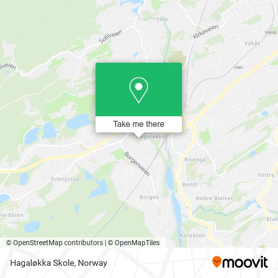 Hagaløkka Skole map