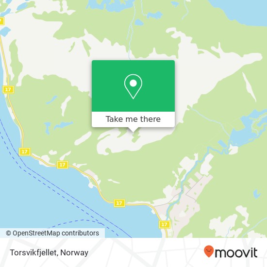 Torsvikfjellet map