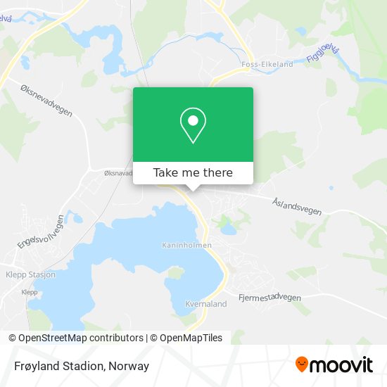 Frøyland Stadion map