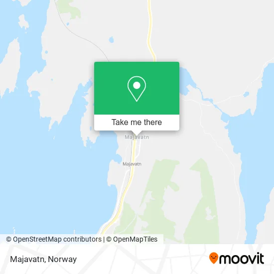 Majavatn map