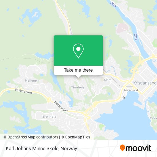 Karl Johans Minne Skole map