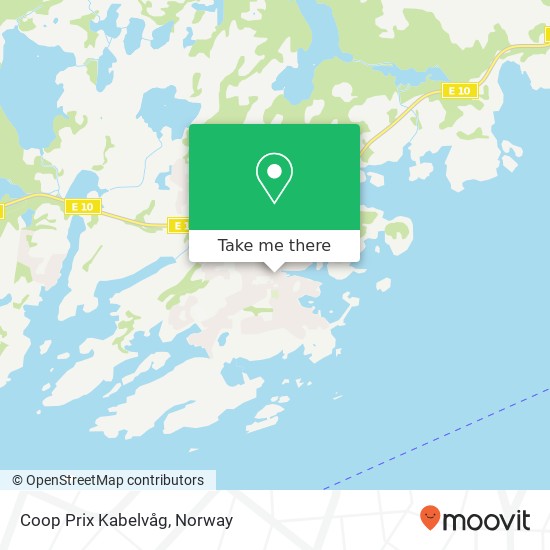 Coop Prix Kabelvåg map