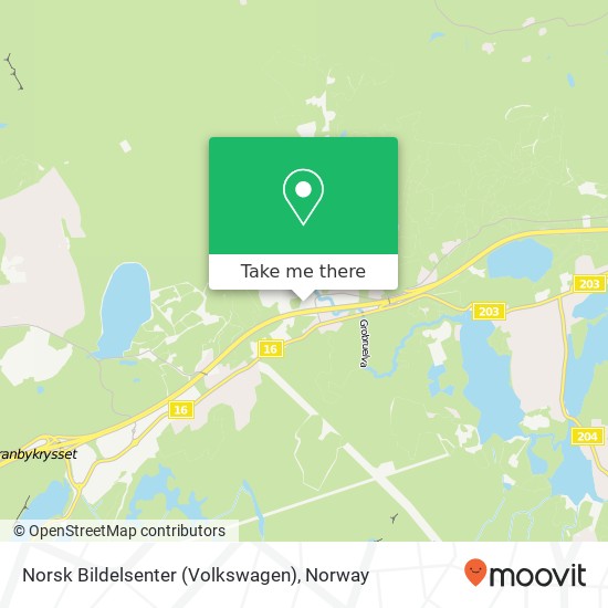 Norsk Bildelsenter (Volkswagen) map