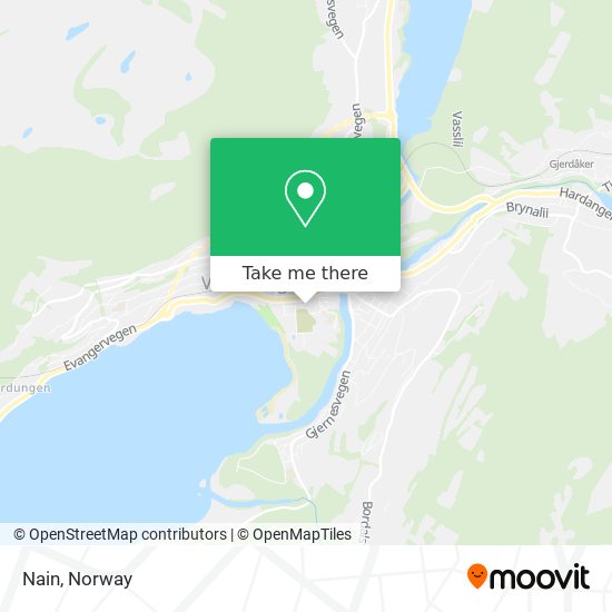 Nain map