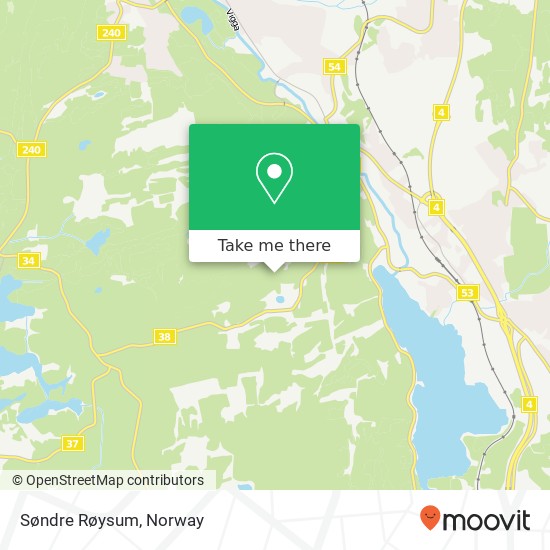 Søndre Røysum map