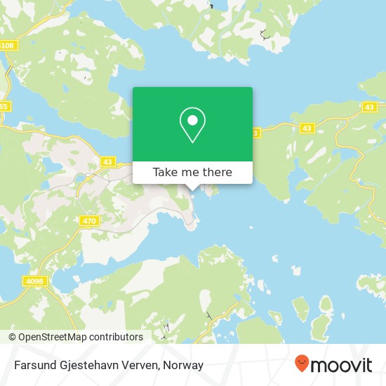 Farsund Gjestehavn Verven map