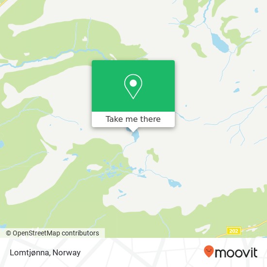 Lomtjønna map