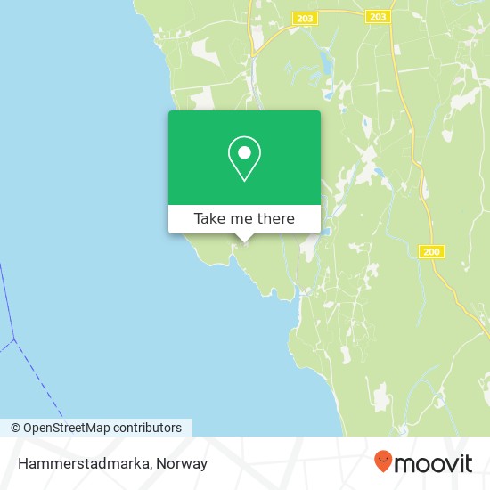 Hammerstadmarka map