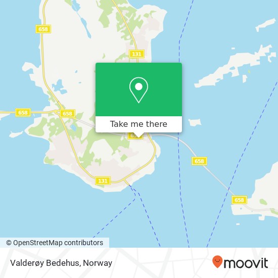 Valderøy Bedehus map