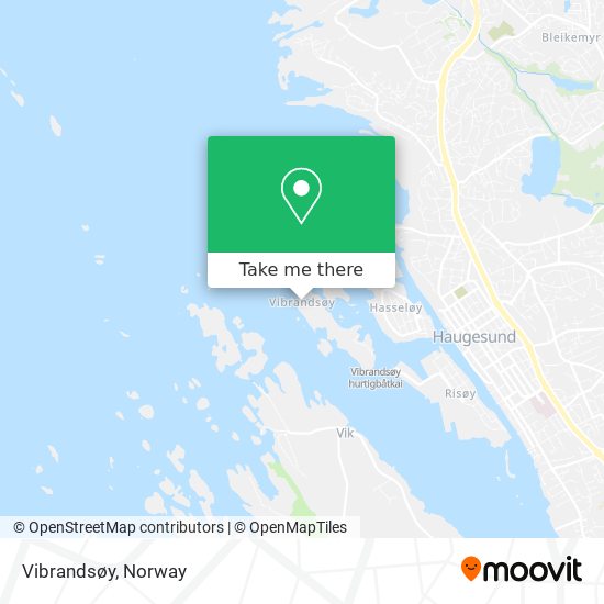 Vibrandsøy map
